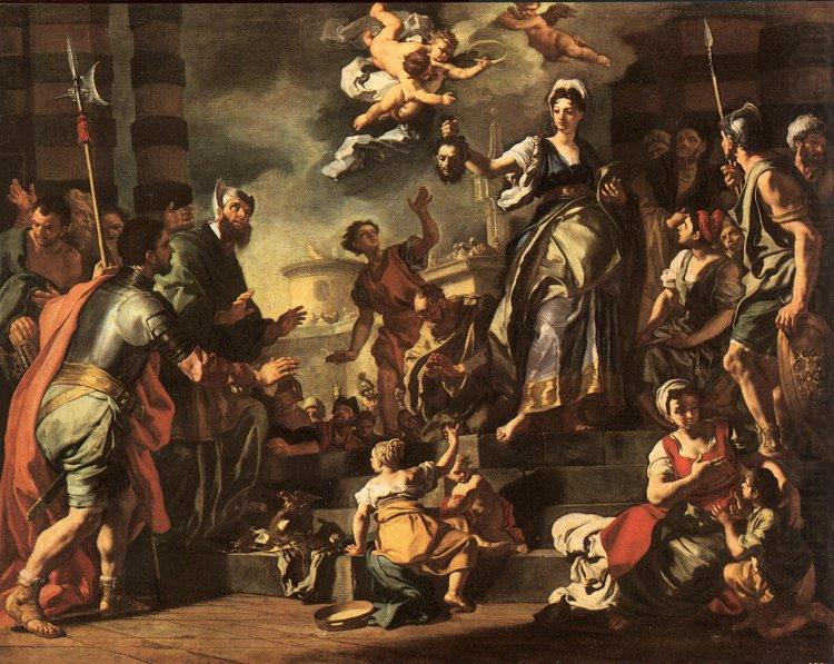 Francesco Solimena Judith with the Head of Holofernes china oil painting image